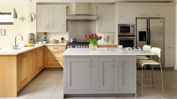 Oak and painted kitchen_1