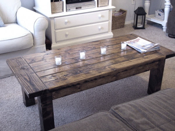 Stylish Coffee Table made form Old Door _3