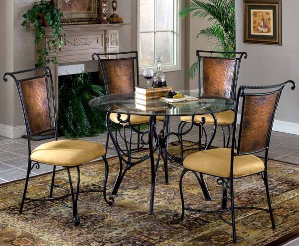 Decorating Your Dining Room with Iron Dining Table_5