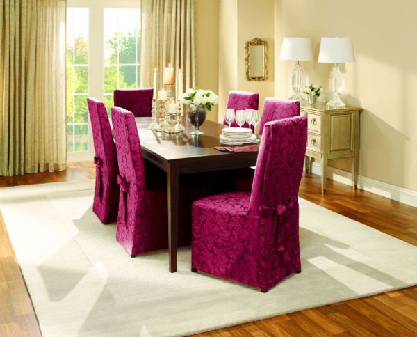 dining room seat covers pattern