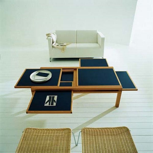 Expandable Coffee Table by Scultures Jeux