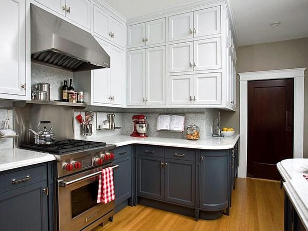 Kitchen Cabinets with Two or More Colors