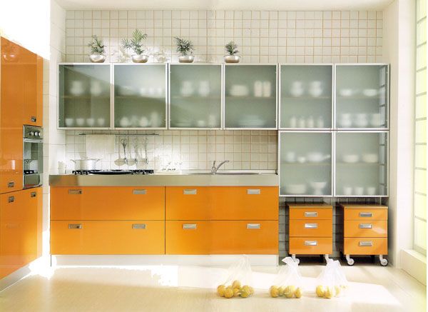 Transparent kitchen Cabinets