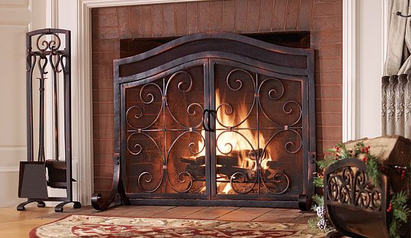 Fireplace screens