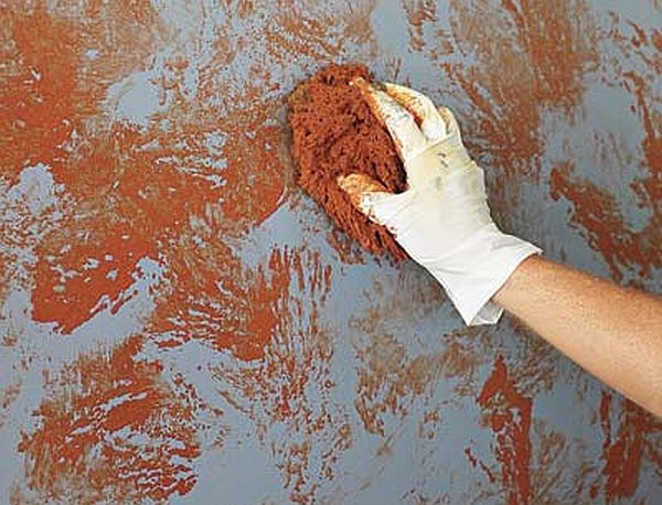 Sponge Painting Walls