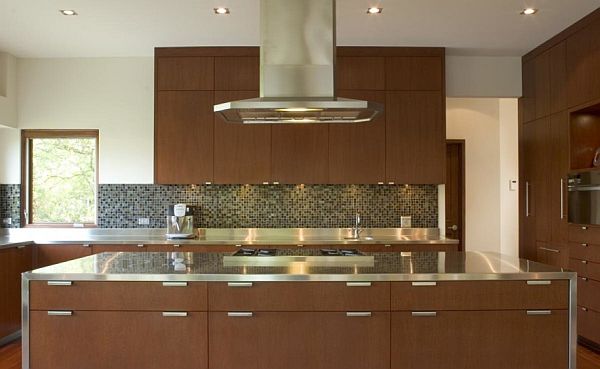 Stainless steel kitchen countertops