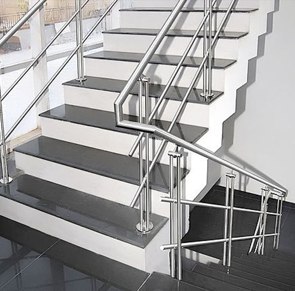 Steel staircase