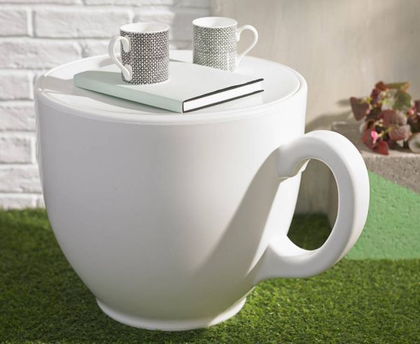 Tea cup shaped stool
