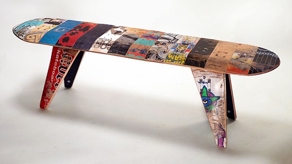 skateboard bench