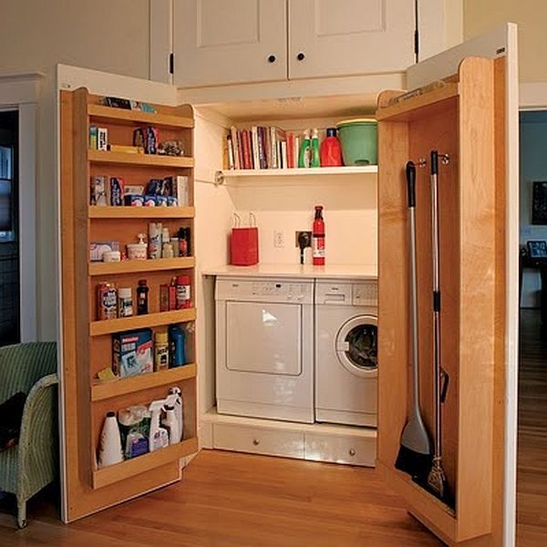 small laundry room