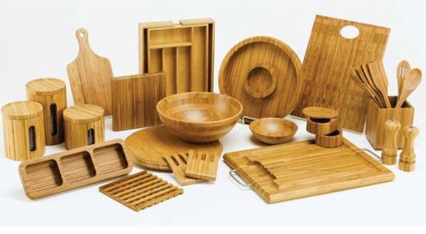 Bamboo cooking utensils