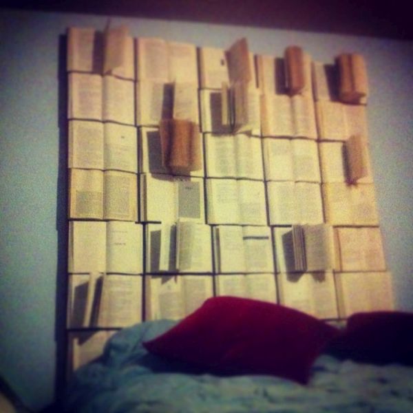 Books headboard