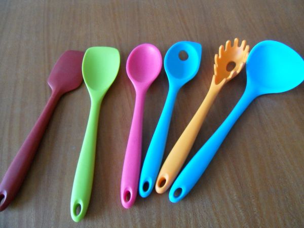 Silicon cooking utensils