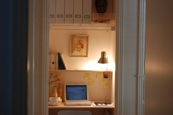 big cupboard into the study area