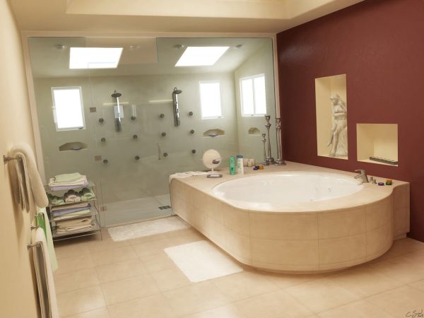 classy bathroom with a classic touch (4)