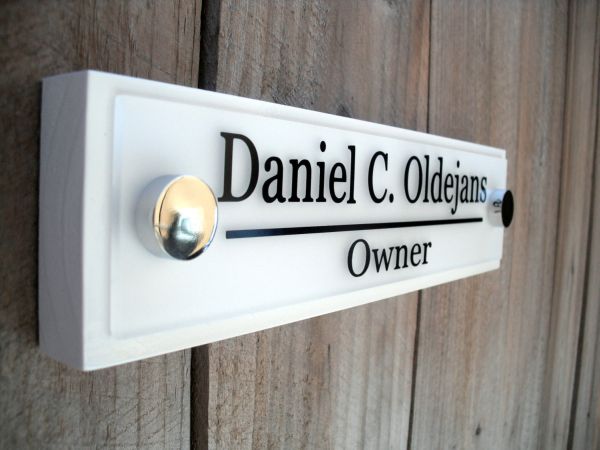 nameplate at the entrance of your house