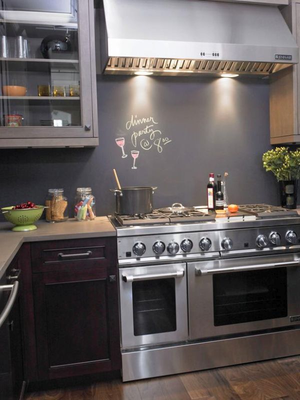 Chalkboard Backsplash