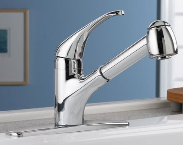 Pull out kitchen faucets