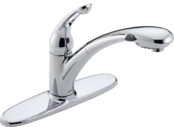 Single-handed kitchen faucets