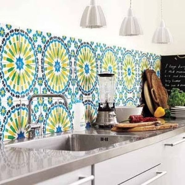 Wallpaper Kitchen Backsplash