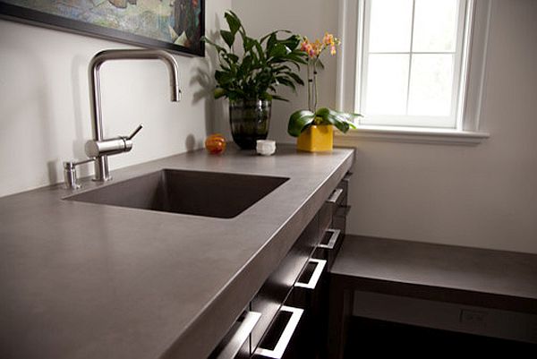 Concrete  kitchen countertops