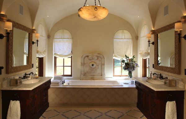 Small Vanity Colonial Bathroom