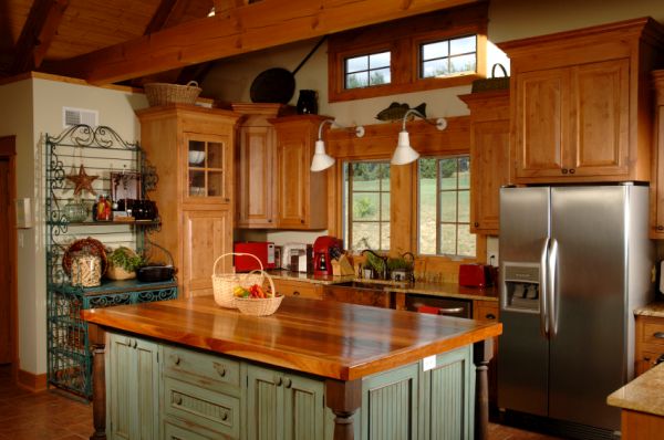 rustic country style kitchen (7)