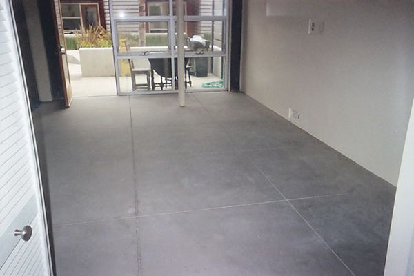 Concrete floor