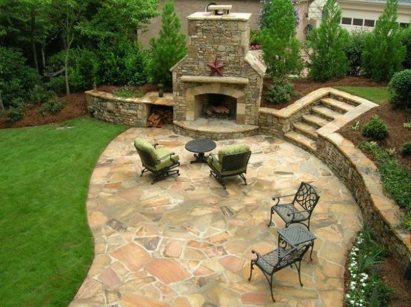 Flagstone patio (4)