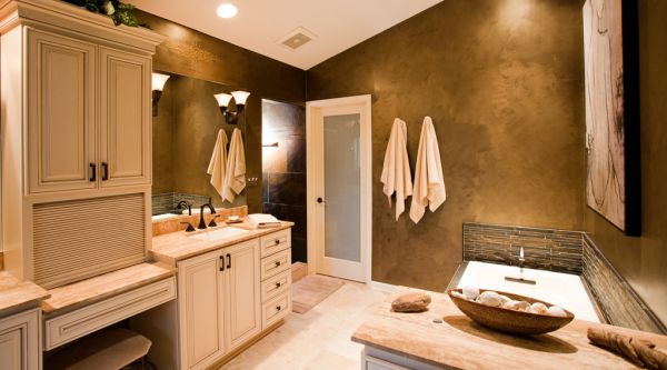 Spa style bathroom