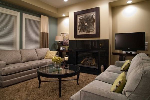 color ideas living room brown carpet
