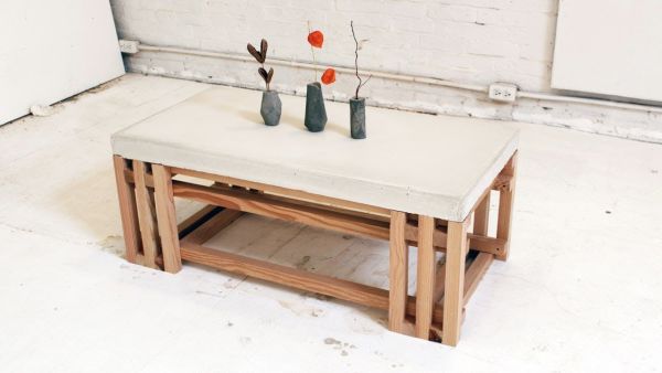 DIY Customized Concrete Table