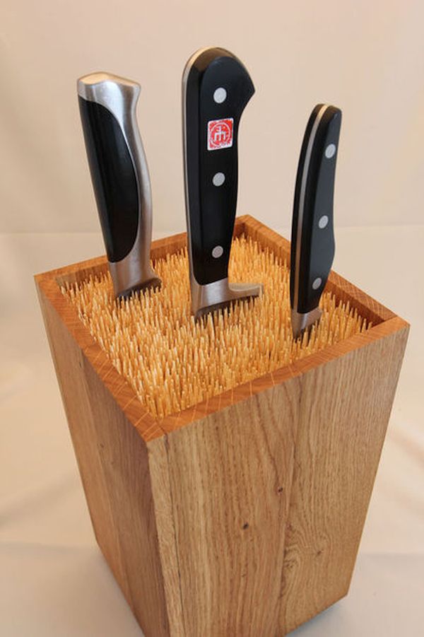 DIY knife blocks