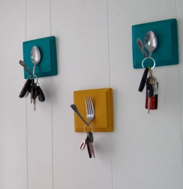 Funky DIY key rack