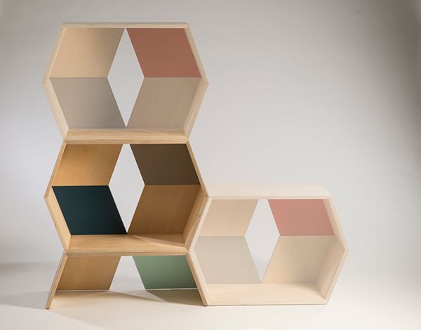 Stack modular shelving system 1