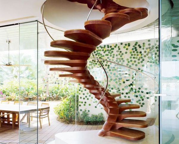 stunning spiral staircase (3) - Hometone - Home Automation and Smart