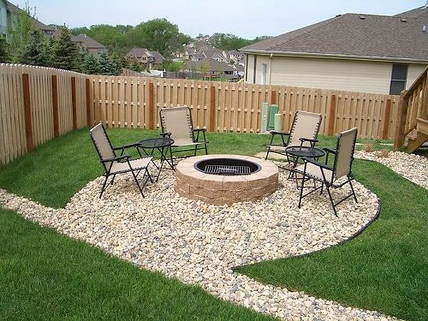 Fire pit in your backyard