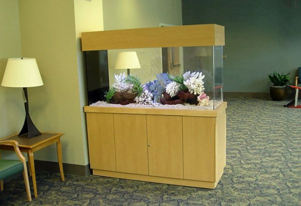 dividers home decor with built-in aquarium