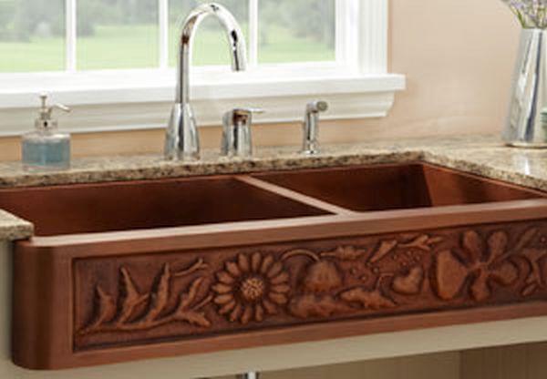 copper sink