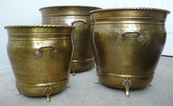 Brass Planters