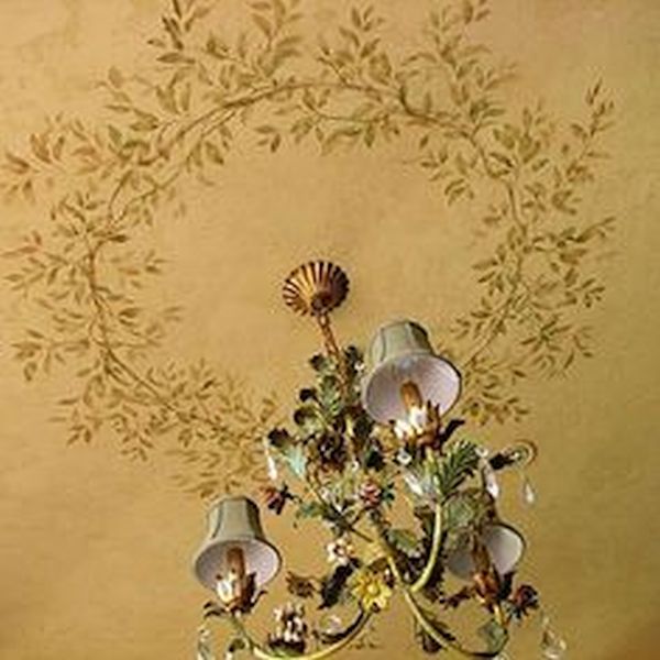 Stencil Designs and Scone Lighting