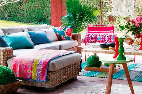 Bohemian touch to your terrace