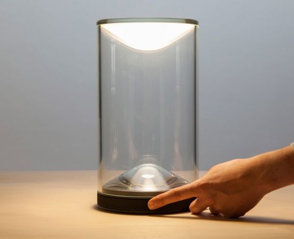 Eva tabletop light with candle-like glow 440