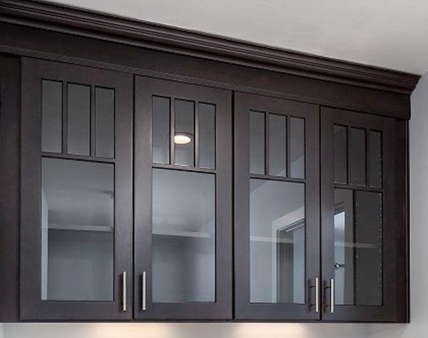 Glass door cabinets