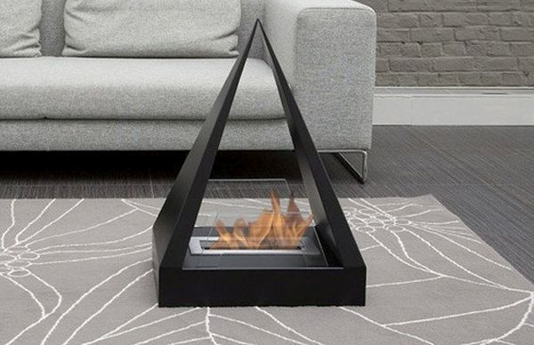 Keops Freestanding Fireplace