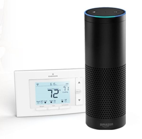 Sensi thermostat works with Amazon Echo