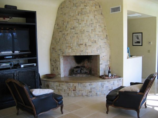 curved-stone-fireplace