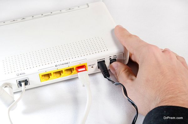 Connecting a router