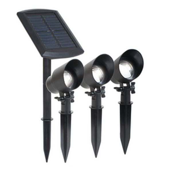 Solar powered spotlights