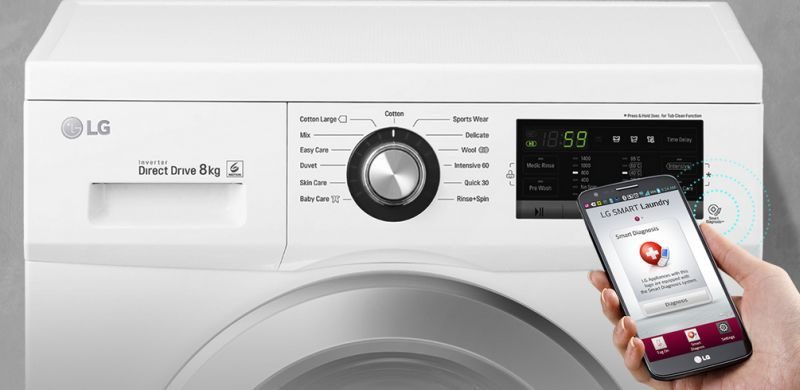 LG smart washing machine